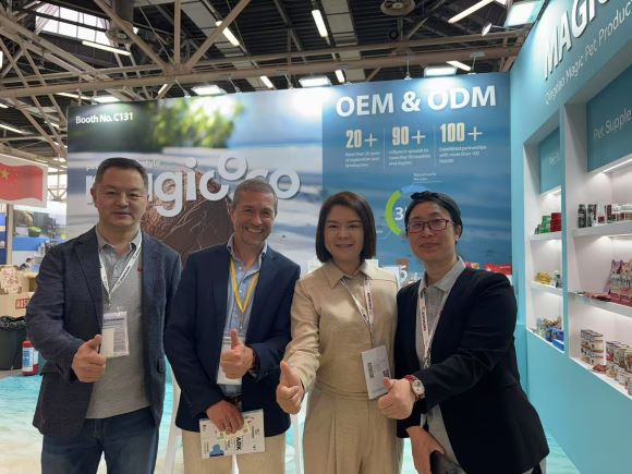 王牌集團攜明星產(chǎn)品Bioline與Magicoco閃耀2025意大利博洛尼亞國際寵物用品展！